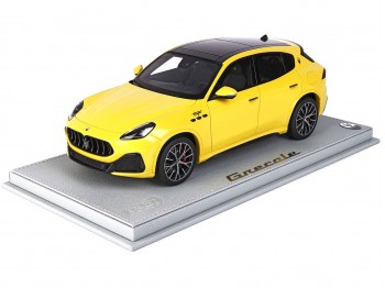 Maserati Grecale BBR Models 1/18 P18220A Giallo Modenese Metallizzato con vetrina