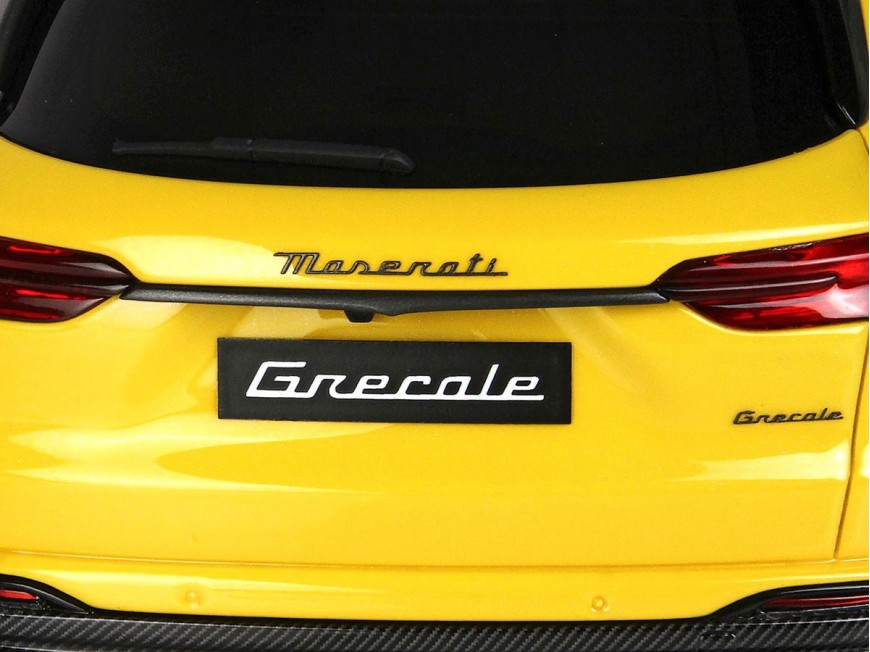 Maserati Grecale BBR Models 1/18 P18220A Modenese Yellow with display case