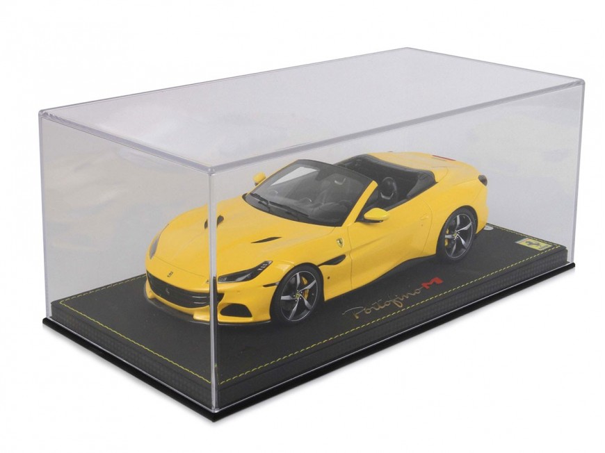 Ferrari Portofino M Spider BBR Models 1/18 P18193F Giallo Modena con vetrina