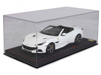 Ferrari Portofino M Spider BBR Models 1/18 P18193E1 Bianco Cervino Metallizzato con vetrina